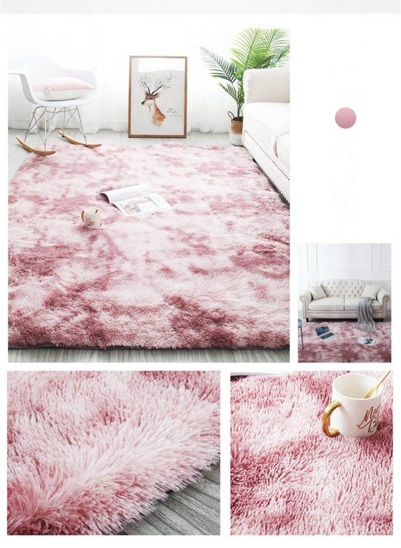 tapis salle de bain rose 3