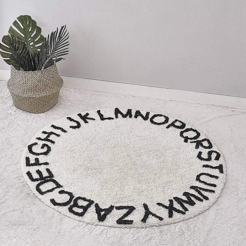 tapis rond alphabet 7C mon tapis rond 115