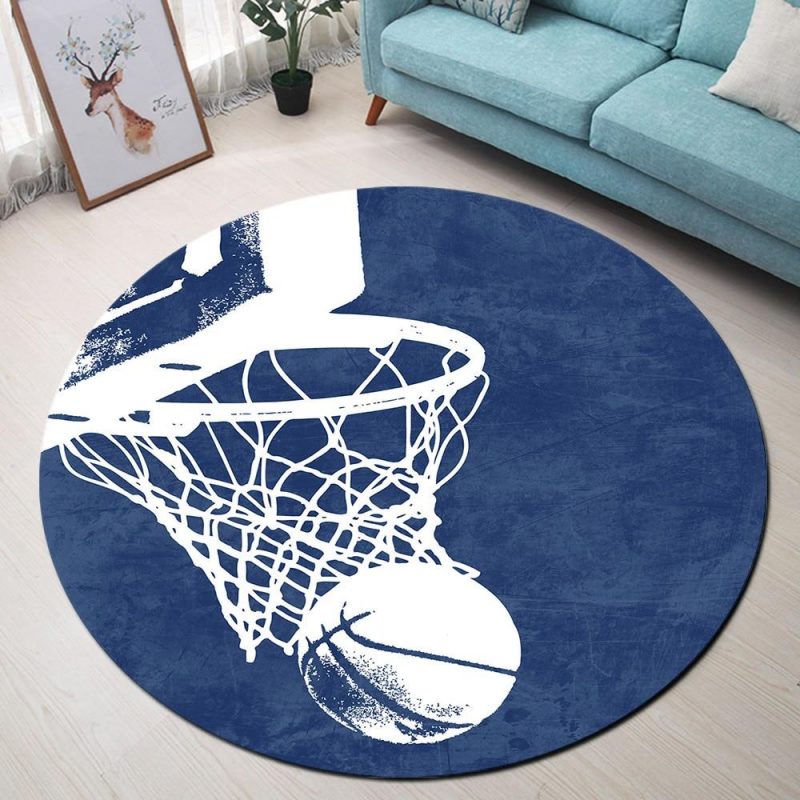 tapis rond bleu orient 7C mon tapis rond 192