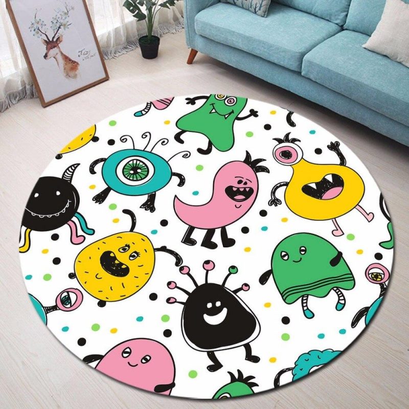 tapis rond dessin anime 7C mon tapis rond 288