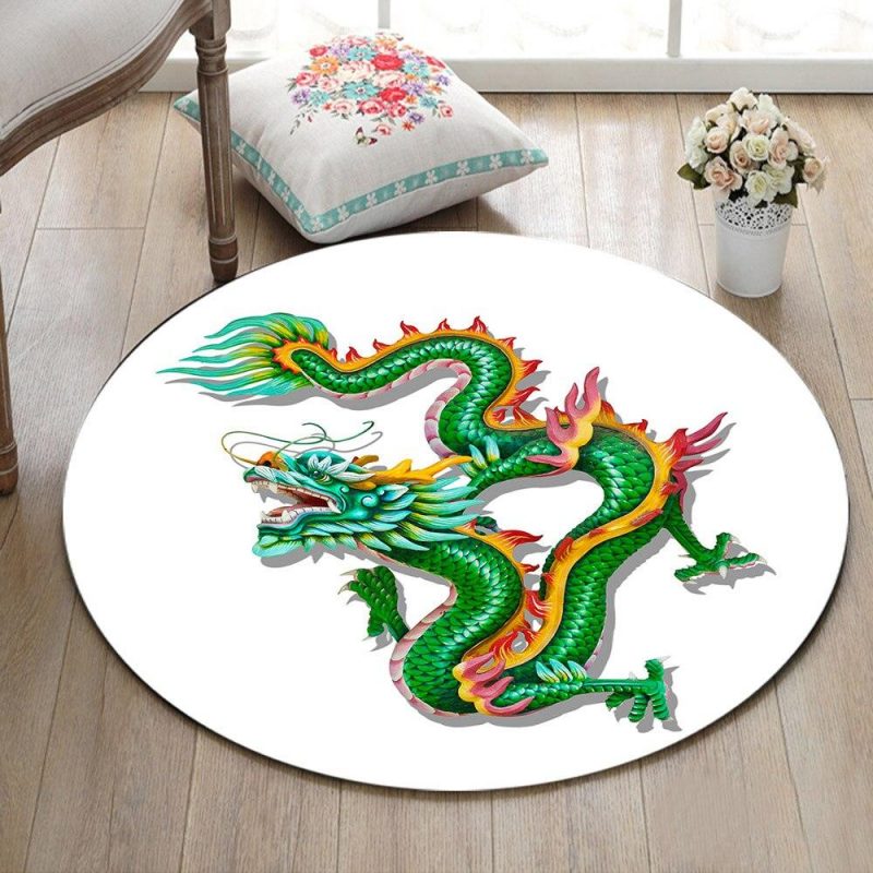 tapis rond dragon 7C mon tapis rond 291