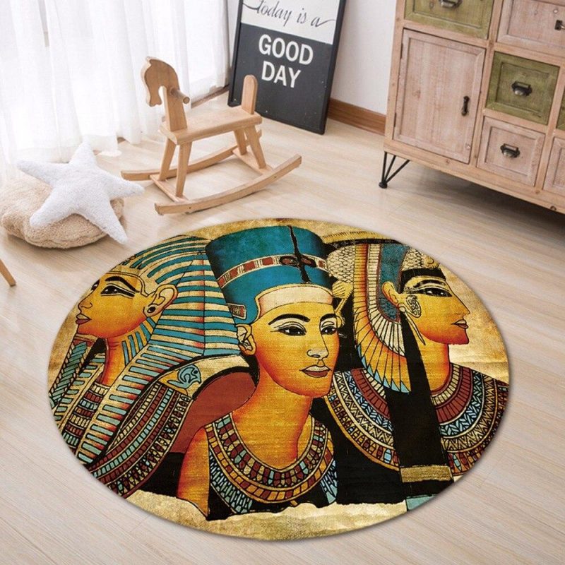 tapis rond egypte 7C mon tapis rond 744