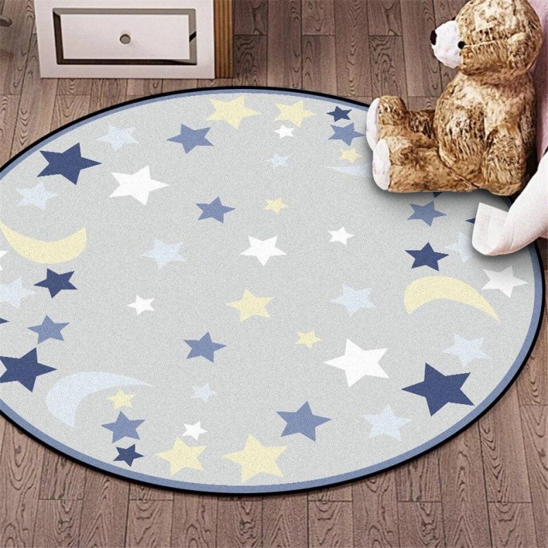 tapis rond fille etoile 7C mon tapis rond 325