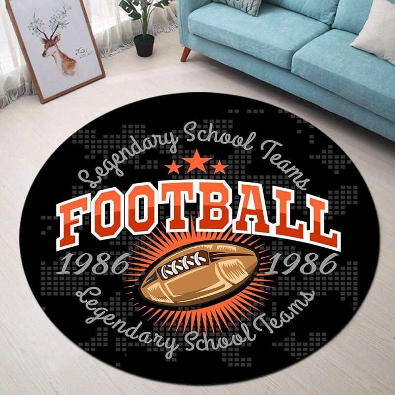 tapis rond football americain 7C mon tapis rond 343