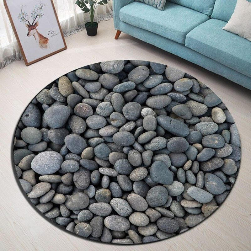 tapis rond galet 7C mon tapis rond 358