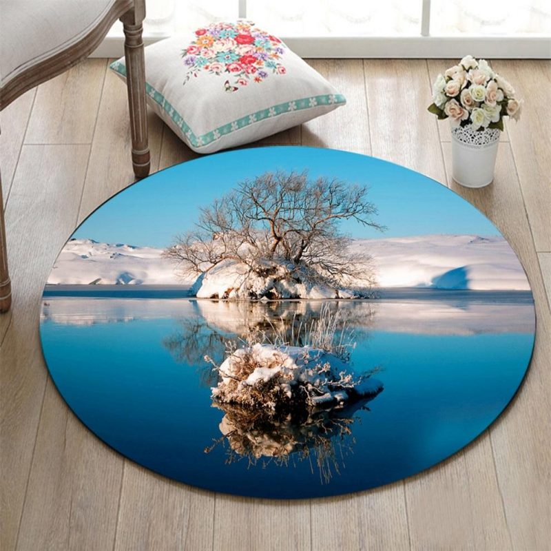 tapis rond glaciaire 7C mon tapis rond 372