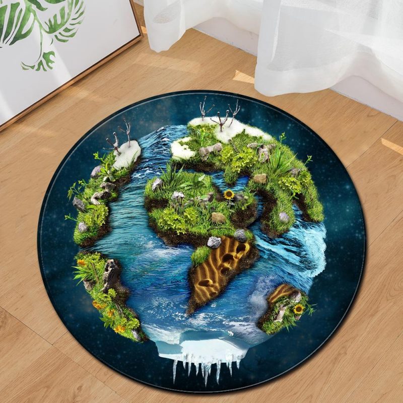 tapis rond globe terrestre 7C mon tapis rond 373