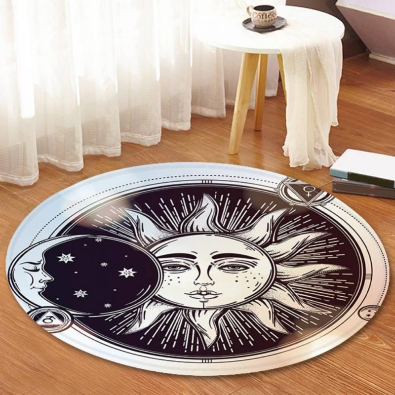 tapis rond jour et nuit 7C mon tapis rond 407