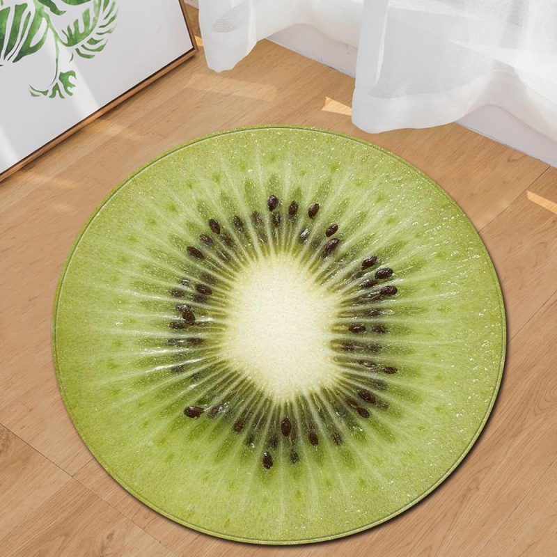 tapis rond kiwi 7C mon tapis rond 420