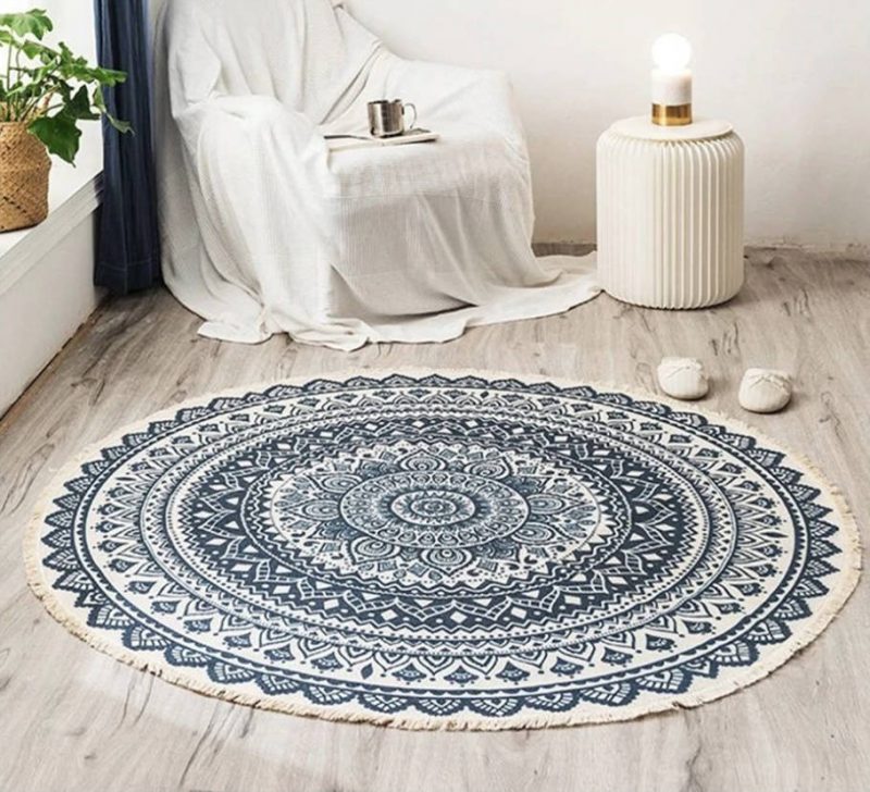 tapis rond motif ethnique 7C mon tapis rond 500