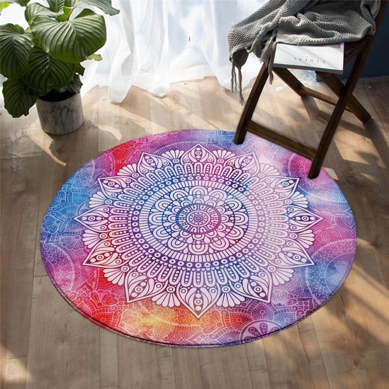 tapis rond motif mandala 7C mon tapis rond 9