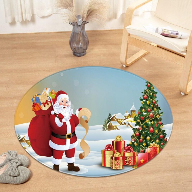 tapis rond neige 7C mon tapis rond 219