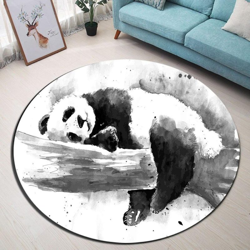 tapis rond panda 7C mon tapis rond 70