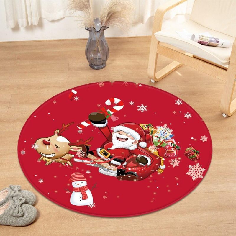 tapis rond pere noel 7C mon tapis rond 545