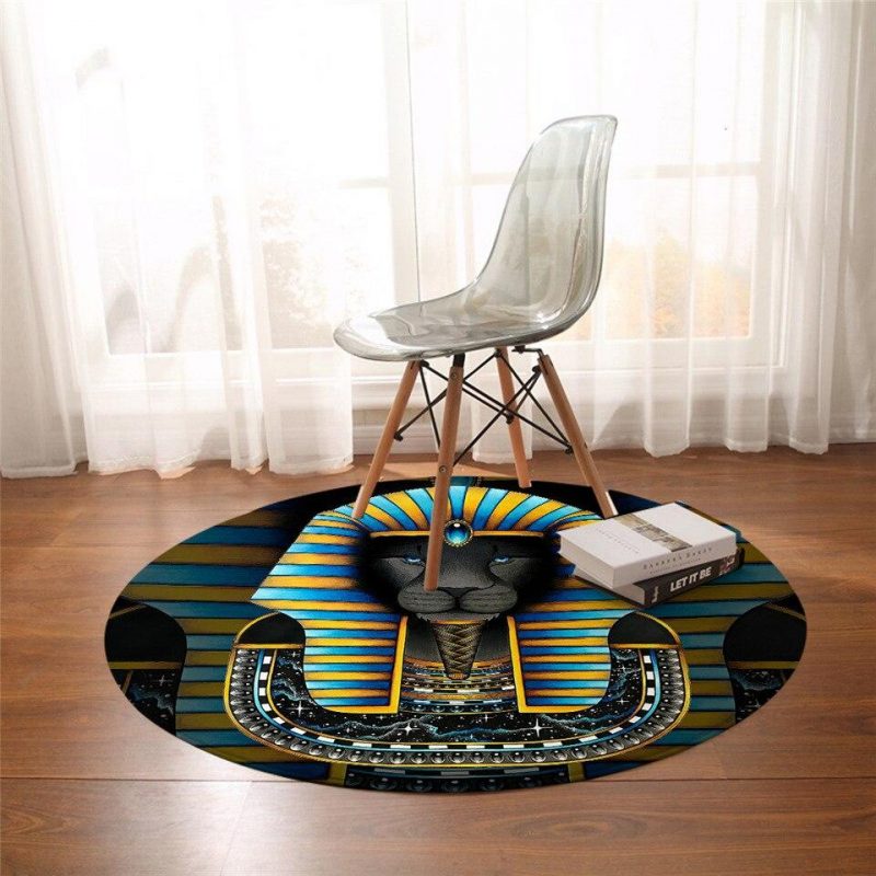 tapis rond pharaon 7C mon tapis rond 81