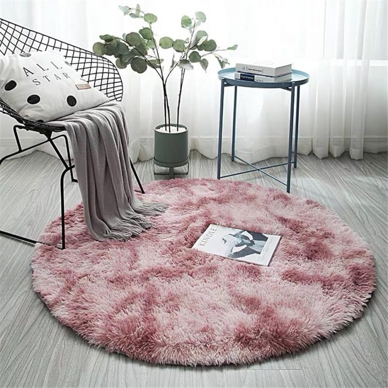 tapis rond poil long 7C mon tapis rond 561