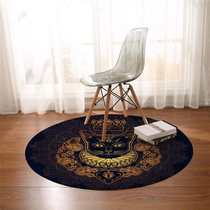 tapis rond roi 7C mon tapis rond 592