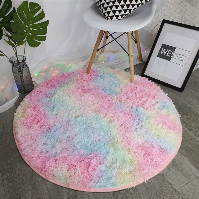 tapis rond shaggy 160 cm 7C mon tapis rond 616