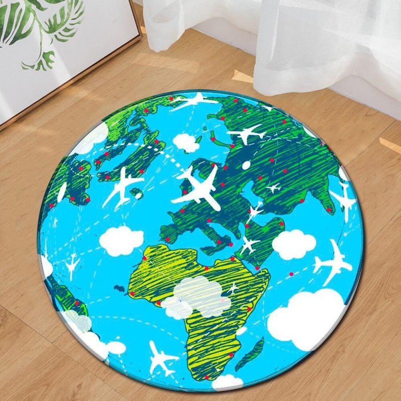 tapis rond voyage 7C mon tapis rond 689